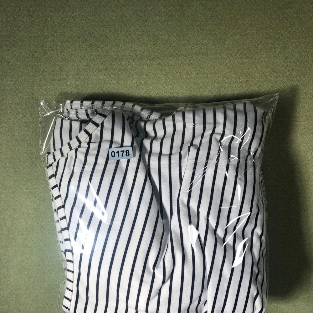 Athletic Works Active Dress Women XL White Black Striped Racerback Summer - Picture 15 of 15